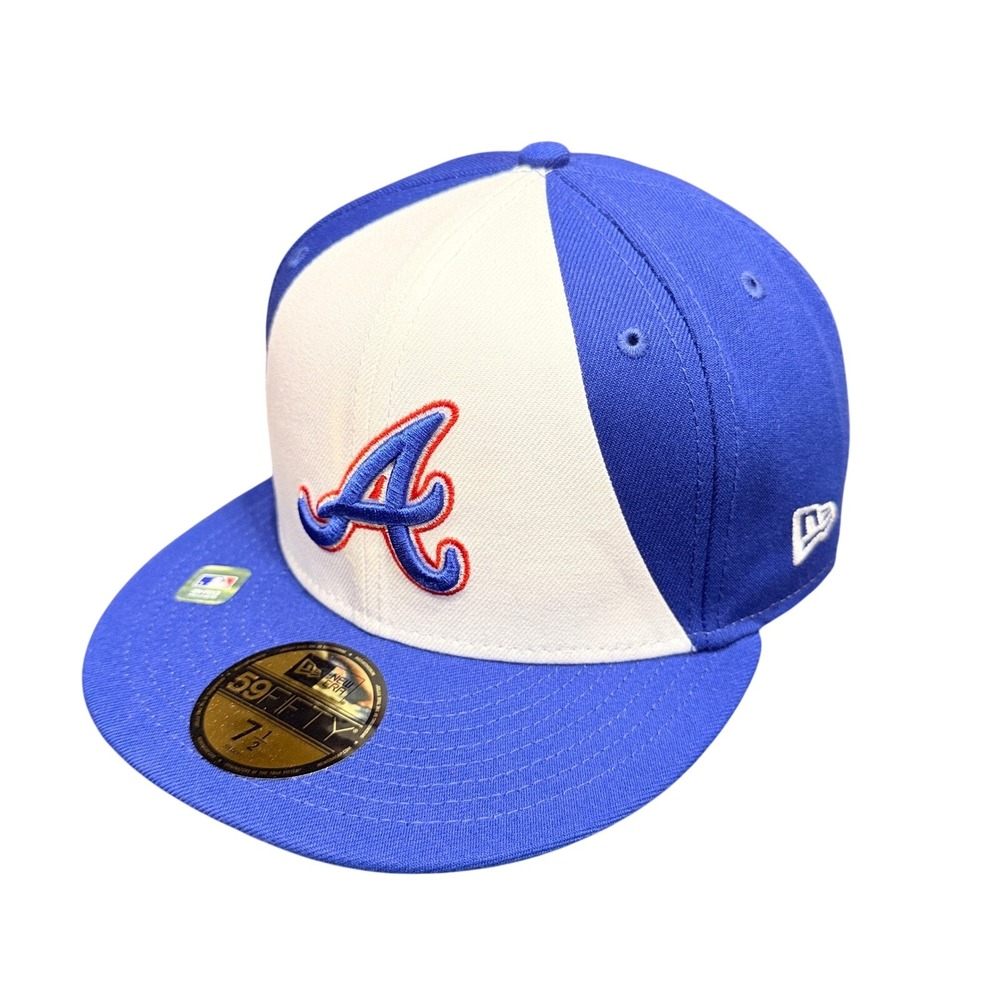 Atlanta Braves City Connect New Era 59FIFTY Hat Cap‎ 7 1/2 Blue New